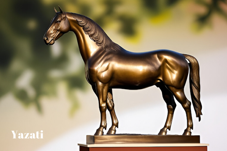 Brass Elephant & Horse Figurines