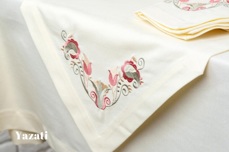 Customized Embroidered Linens